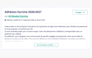 Les inscriptions 2026-2027 sont ouvertes !