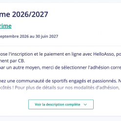 Les inscriptions 2026-2027 sont ouvertes !